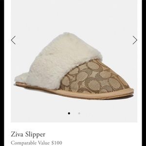 NIP 🎁 Coach FINAL PRICE Authentic Ziva Slippers